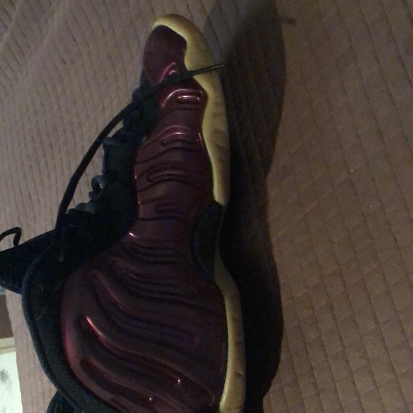 Nike Little Posite One GS 'Night Maroon’ - Picture 2 of 8